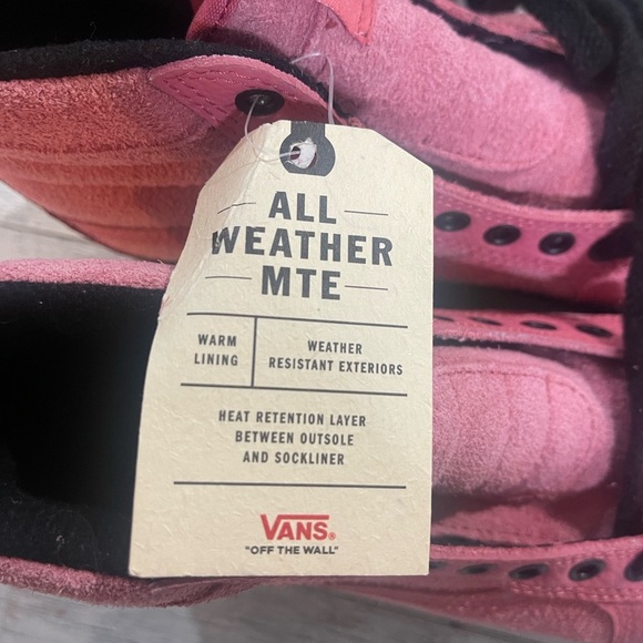 Vans SK8-Hi Platform All Weather Suede MTE Dessert Rose/Black M: 7.5, W: 9 NWT - Picture 7 of 12